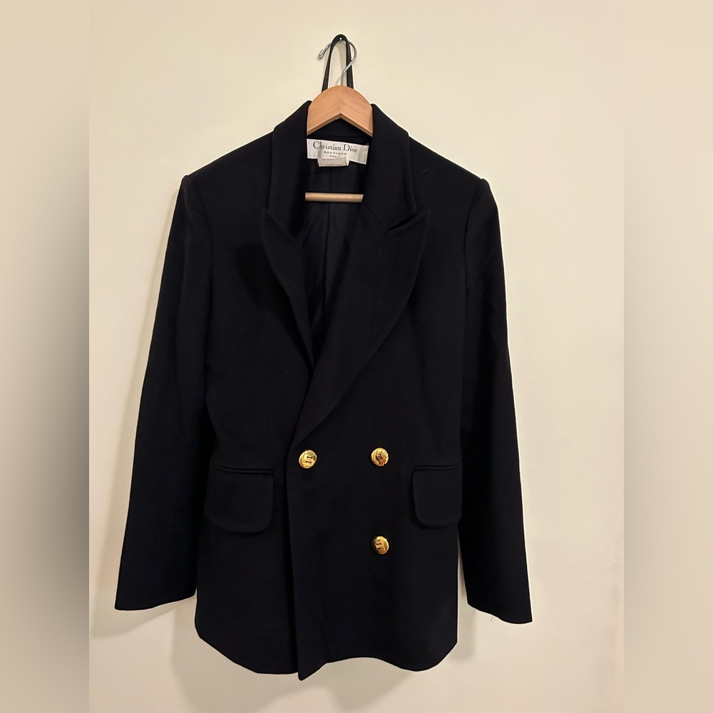 Vintage Dior Double Breasted Blazer